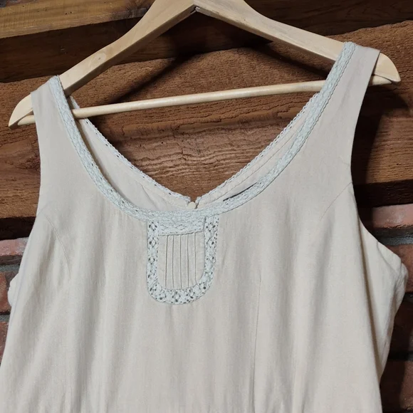 Tristan & Iseut Artistic Border Print Dress Size 14 (Fits 10-12) Lined Romantic - Picture 5 of 9